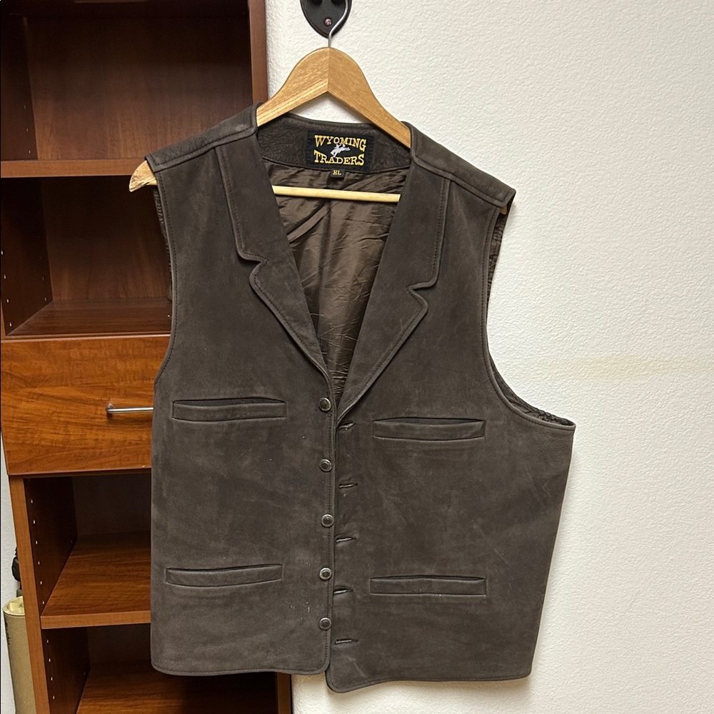 Brown Men's Vest